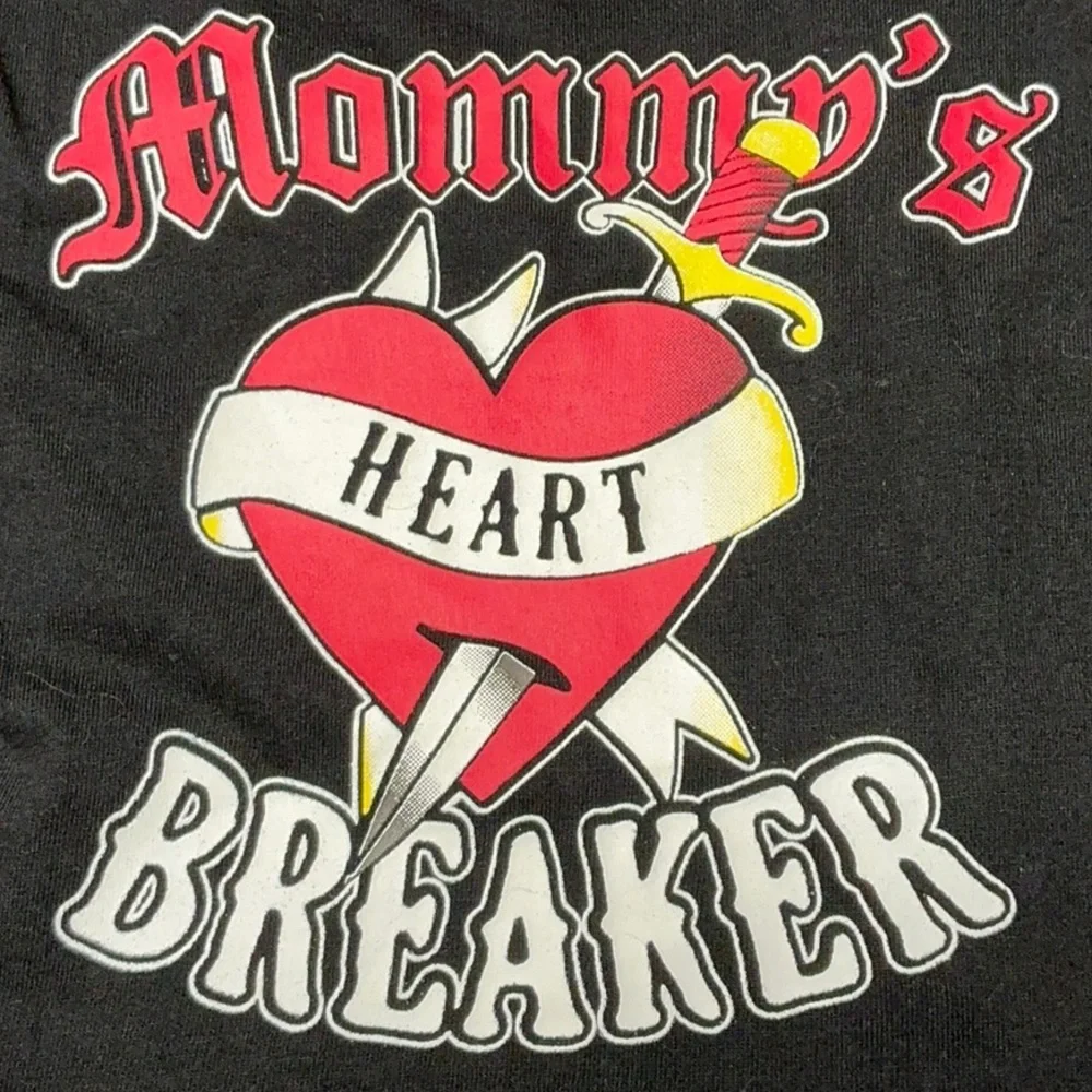 Heartbreaker Dog T-Shirt - Black and Red